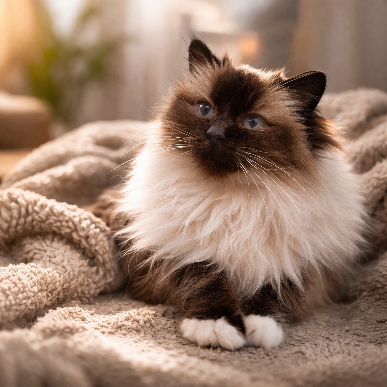 Tiramisu, chat mascotte de Felis Cat Sitting